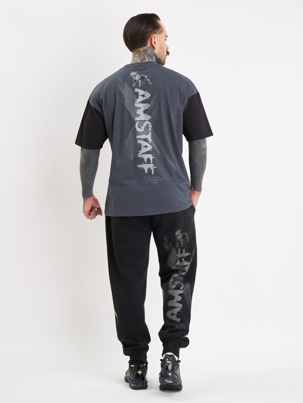 Amstaff Sector Sweatpants Grey Black