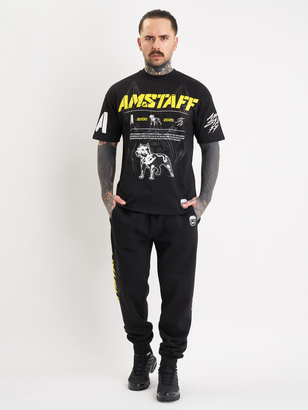 Amstaff Riven Sweatpants Black