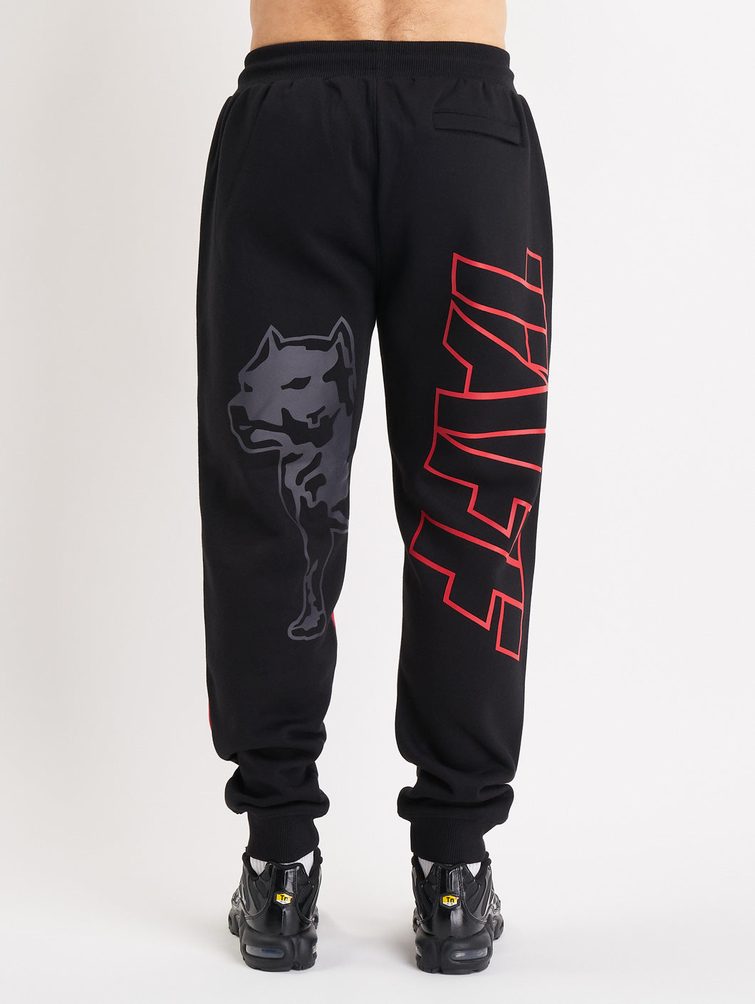 Amstaff Mavor Sweatpants Black Red
