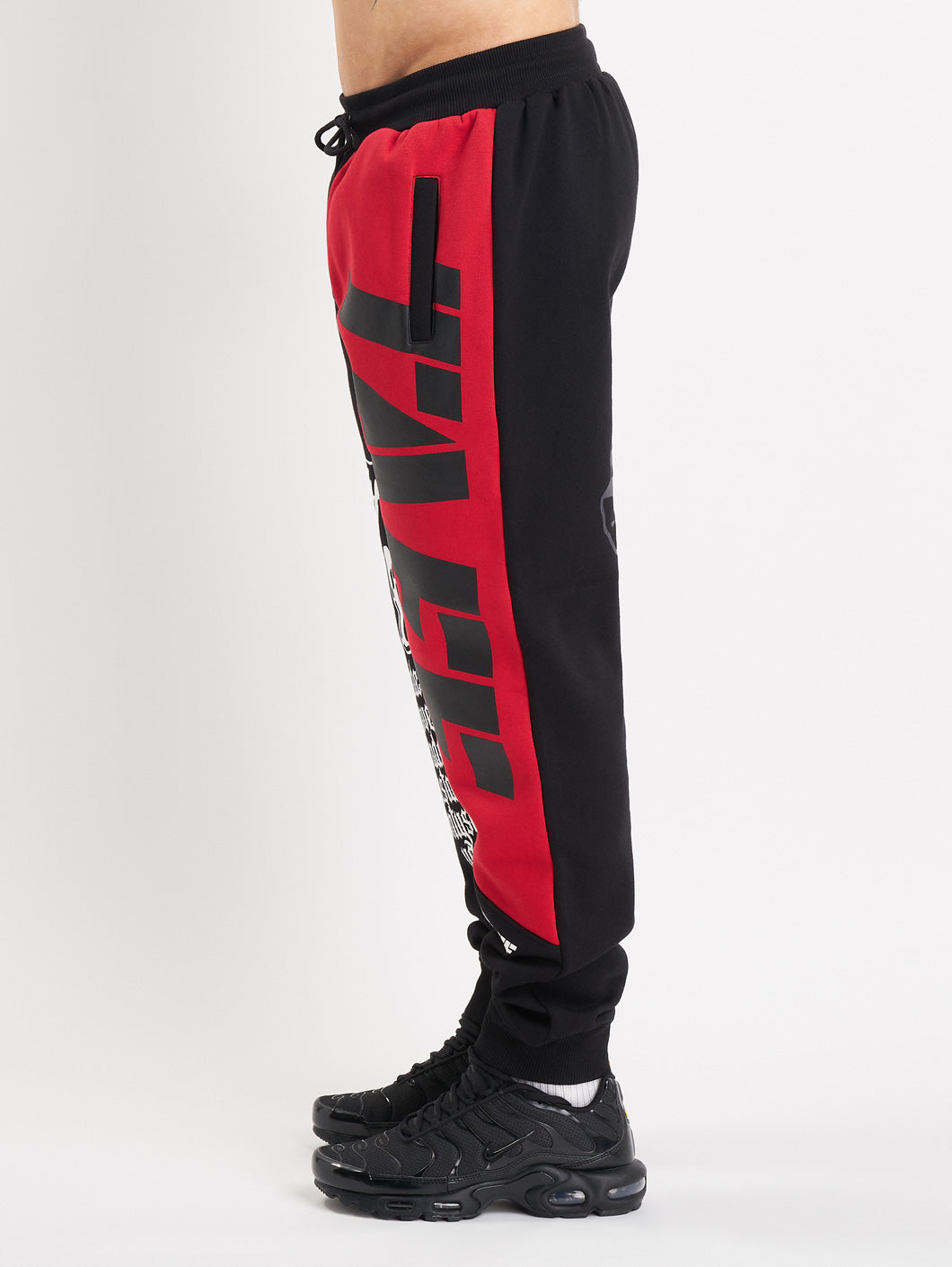 Amstaff Mavor Sweatpants Black Red