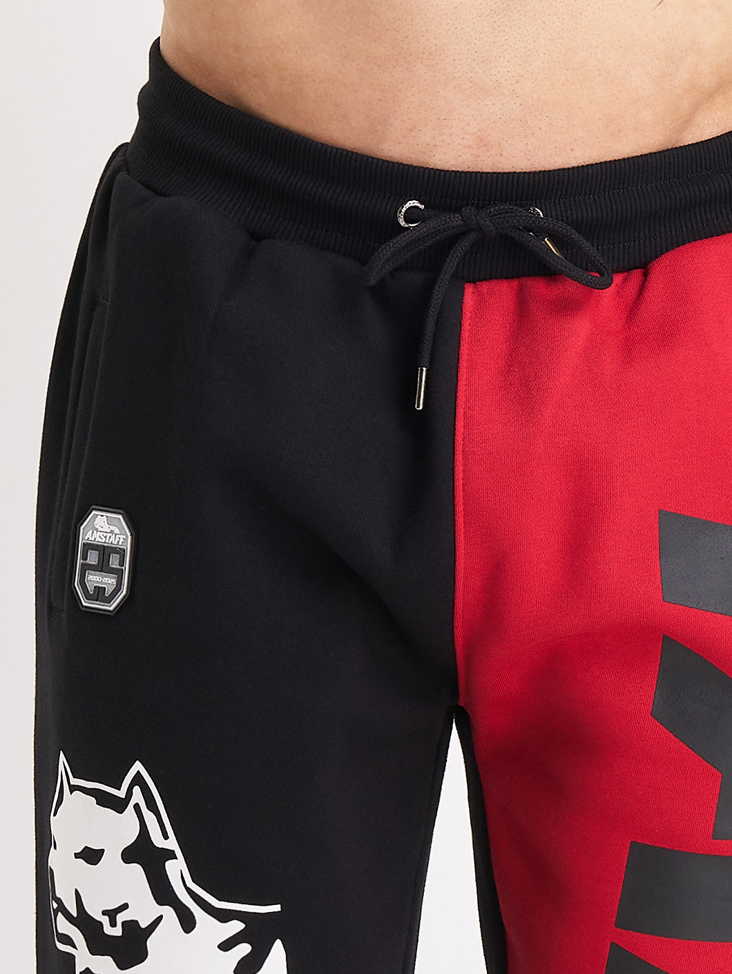 Amstaff Mavor Sweatpants Black Red