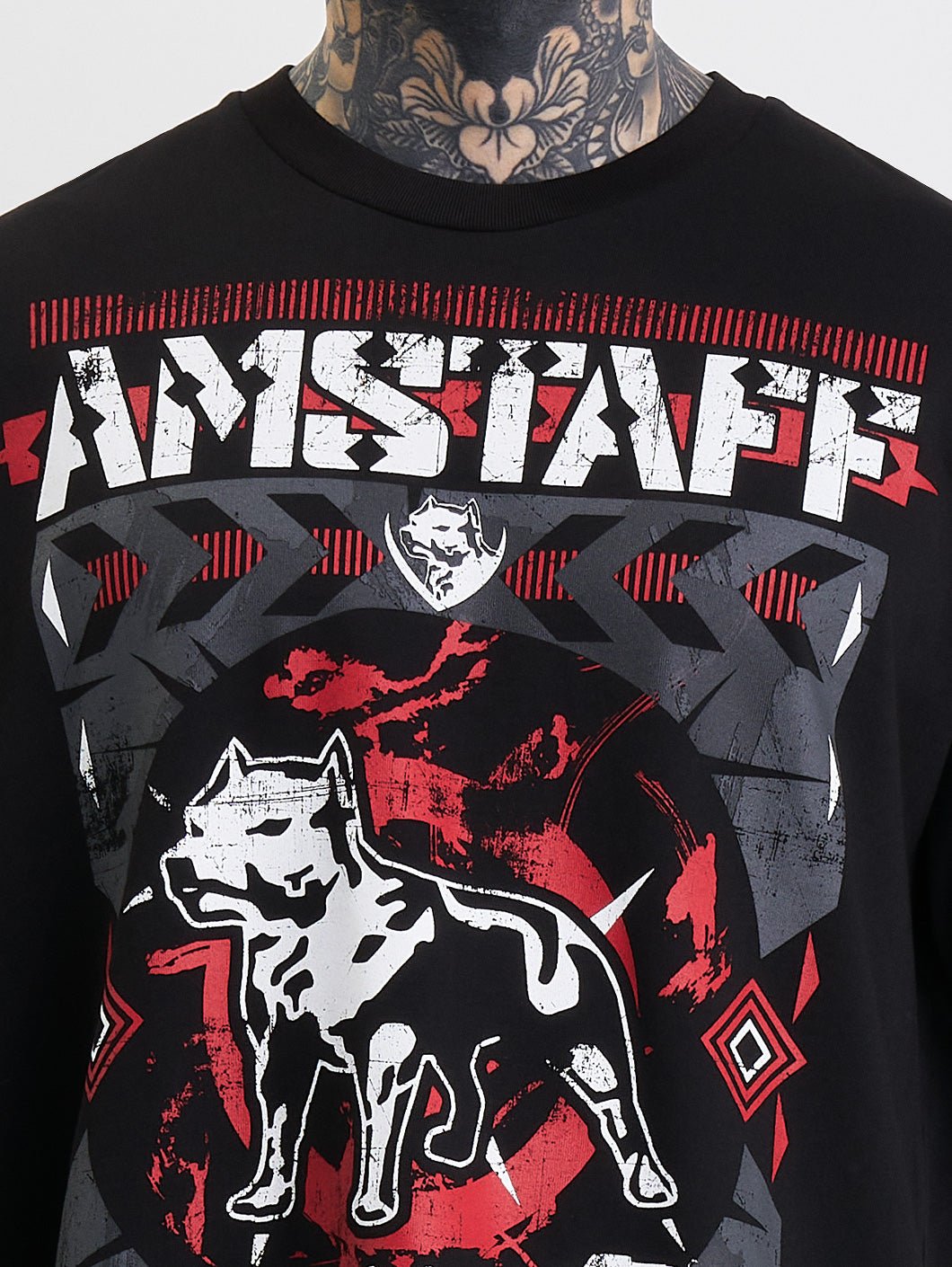 amstaff marouk t-shirt black - 4