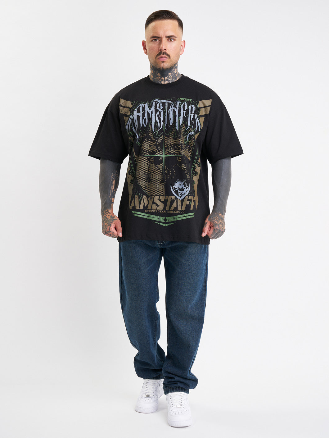 Amstaff Dokas T-Shirt Black - Amstaff Wear