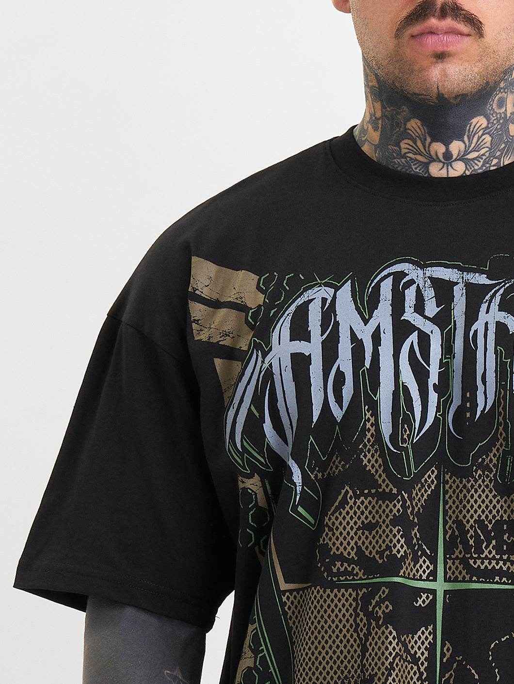 Amstaff Dokas T-Shirt Black - Amstaff Wear