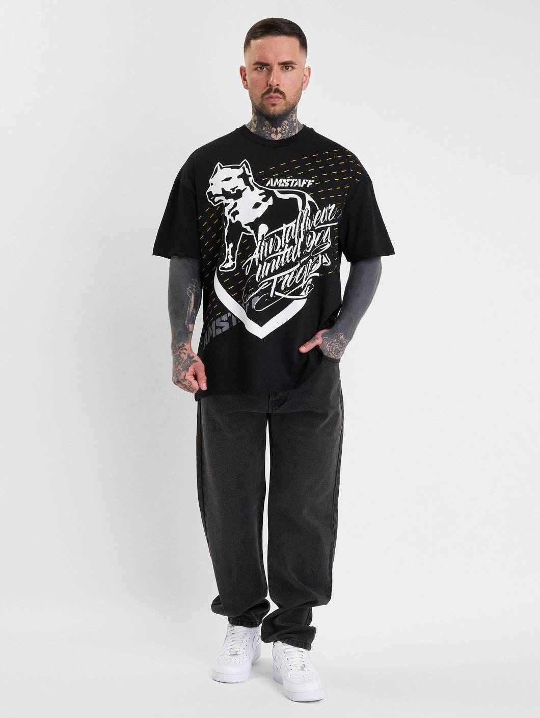 Amstaff Hasard T-Shirt Black - Amstaff Wear