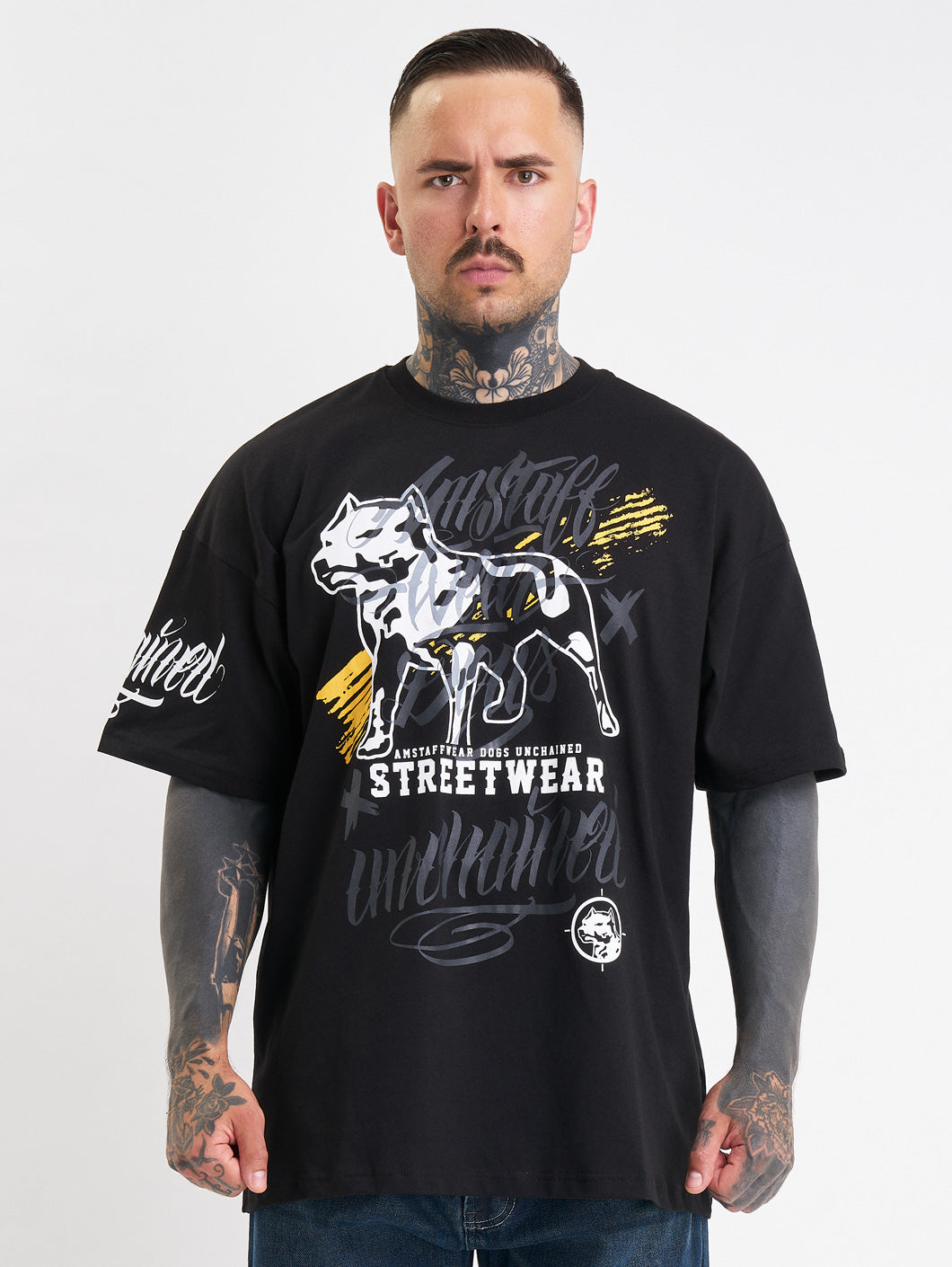 Amstaff Baton T-Shirt Black - Amstaff Wear