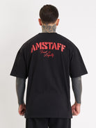 Amstaff Logo 2.0 T-Shirt Black Red - Amstaff Wear