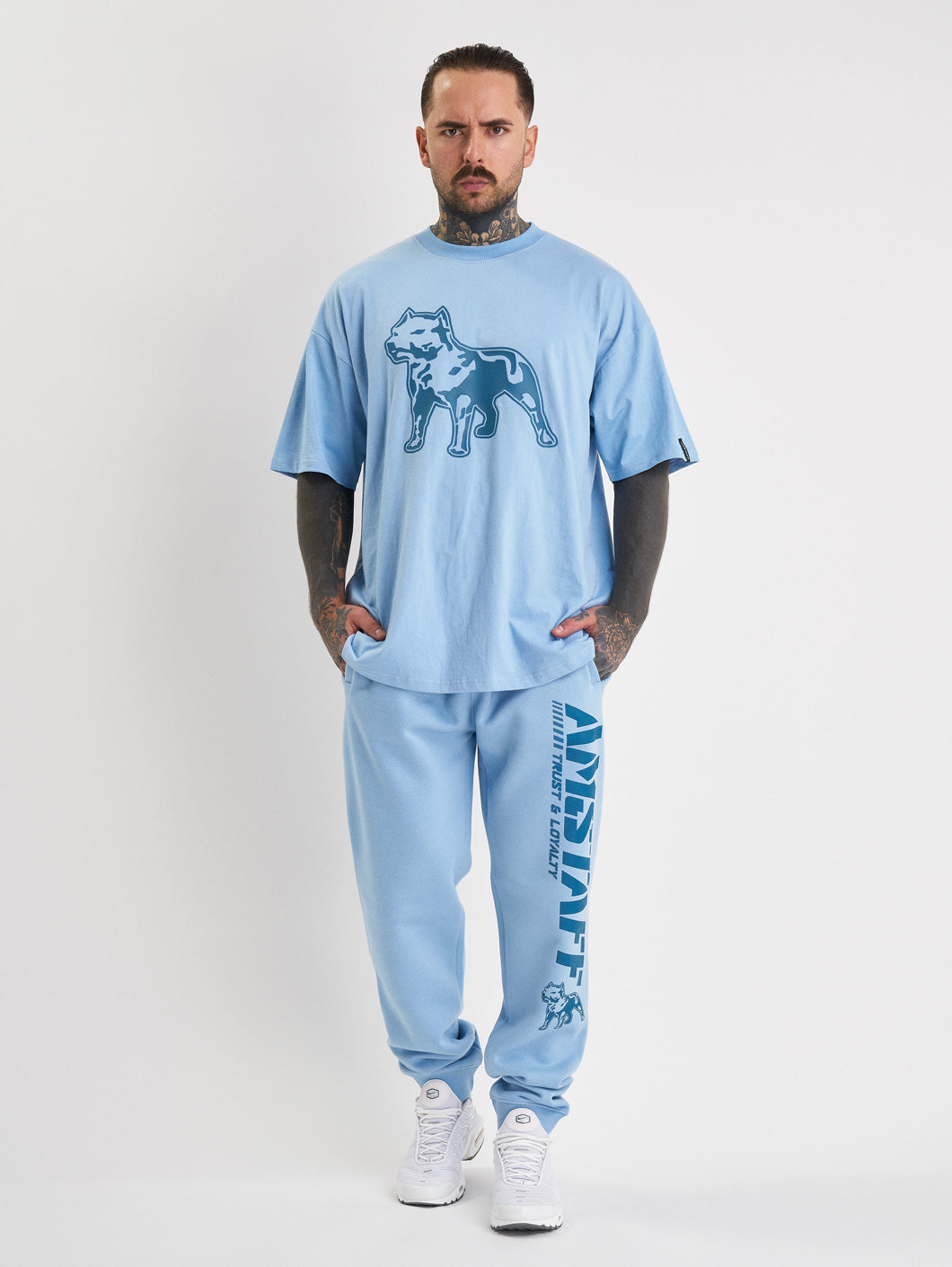 Amstaff Logo 2.0 T-Shirt Horizon Double Blue