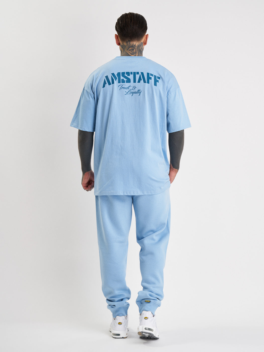 Amstaff Logo 2.0 T-Shirt Horizon Double Blue - Amstaff Wear