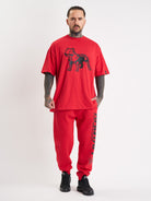 Amstaff Logo 2.0 T-Shirt Red Black - Amstaff Wear