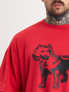 Amstaff Logo 2.0 T-Shirt Red Black - Amstaff Wear