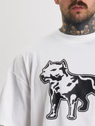 Amstaff Logo 2.0 T-Shirt - weiß/schwarz - Amstaff Wear