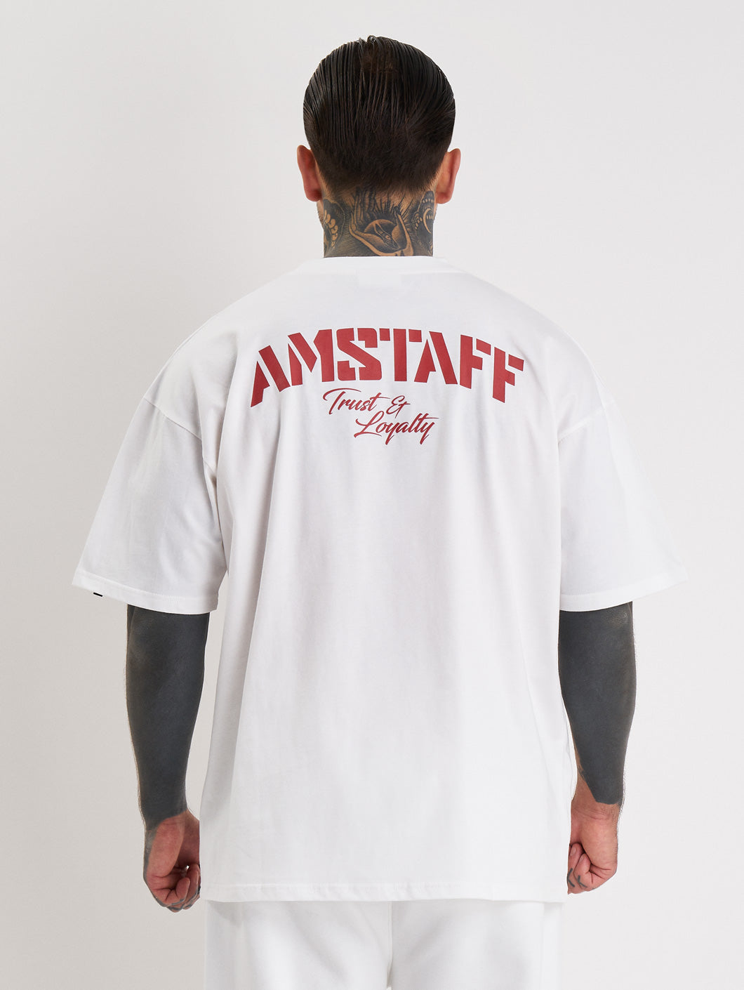 Amstaff Logo 2.0 T-Shirt White Red