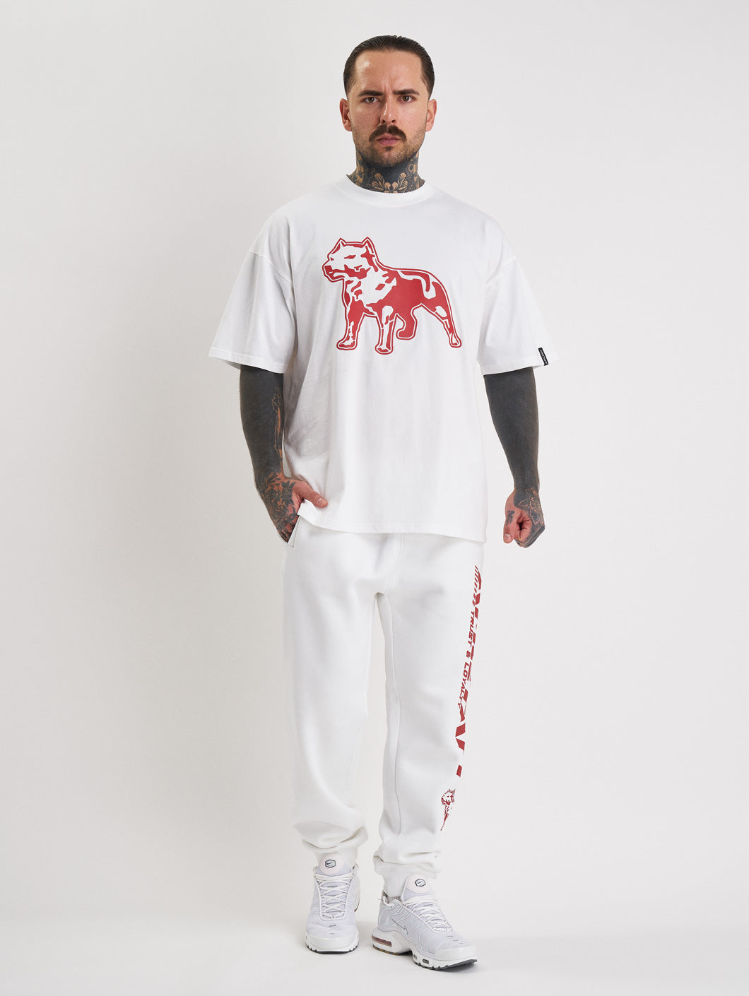 Amstaff Logo 2.0 T-Shirt White Red