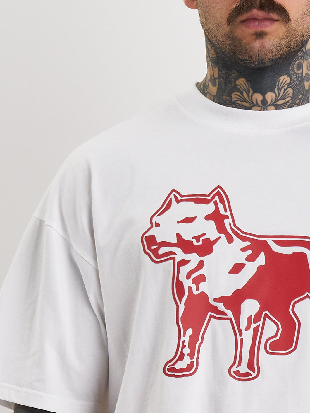 Amstaff Logo 2.0 T-Shirt White Red