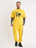 Amstaff Logo 2.0 T-Shirt Yellow Black - Amstaff Wear