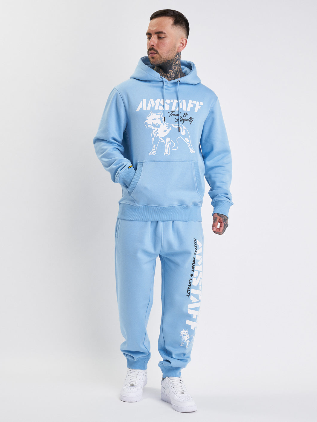 Amstaff Logo 2.0 Hoodie Horizon Blue - 1