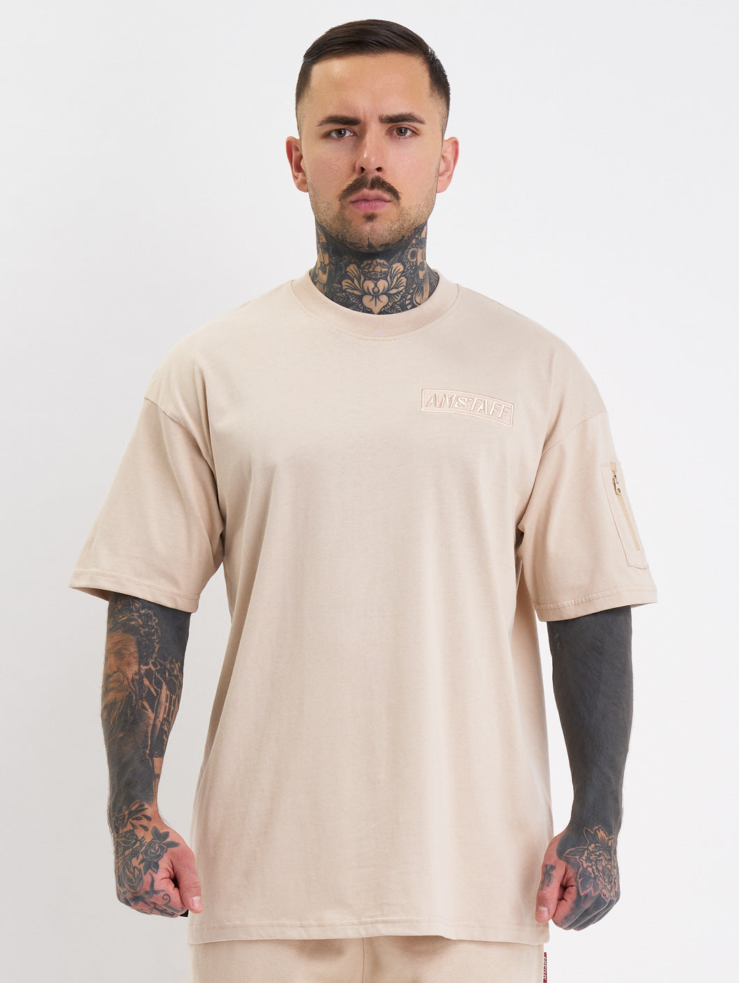 Amstaff Renaska T-Shirt Beige - Amstaff Wear