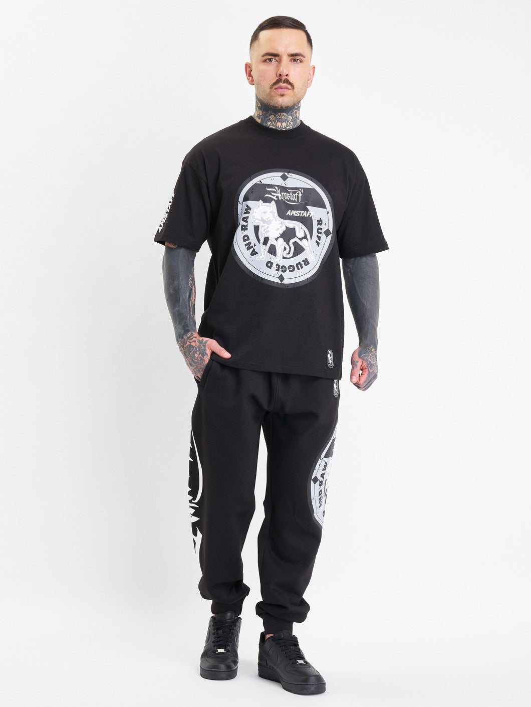Amstaff Dyster T-Shirt Black - Amstaff Wear