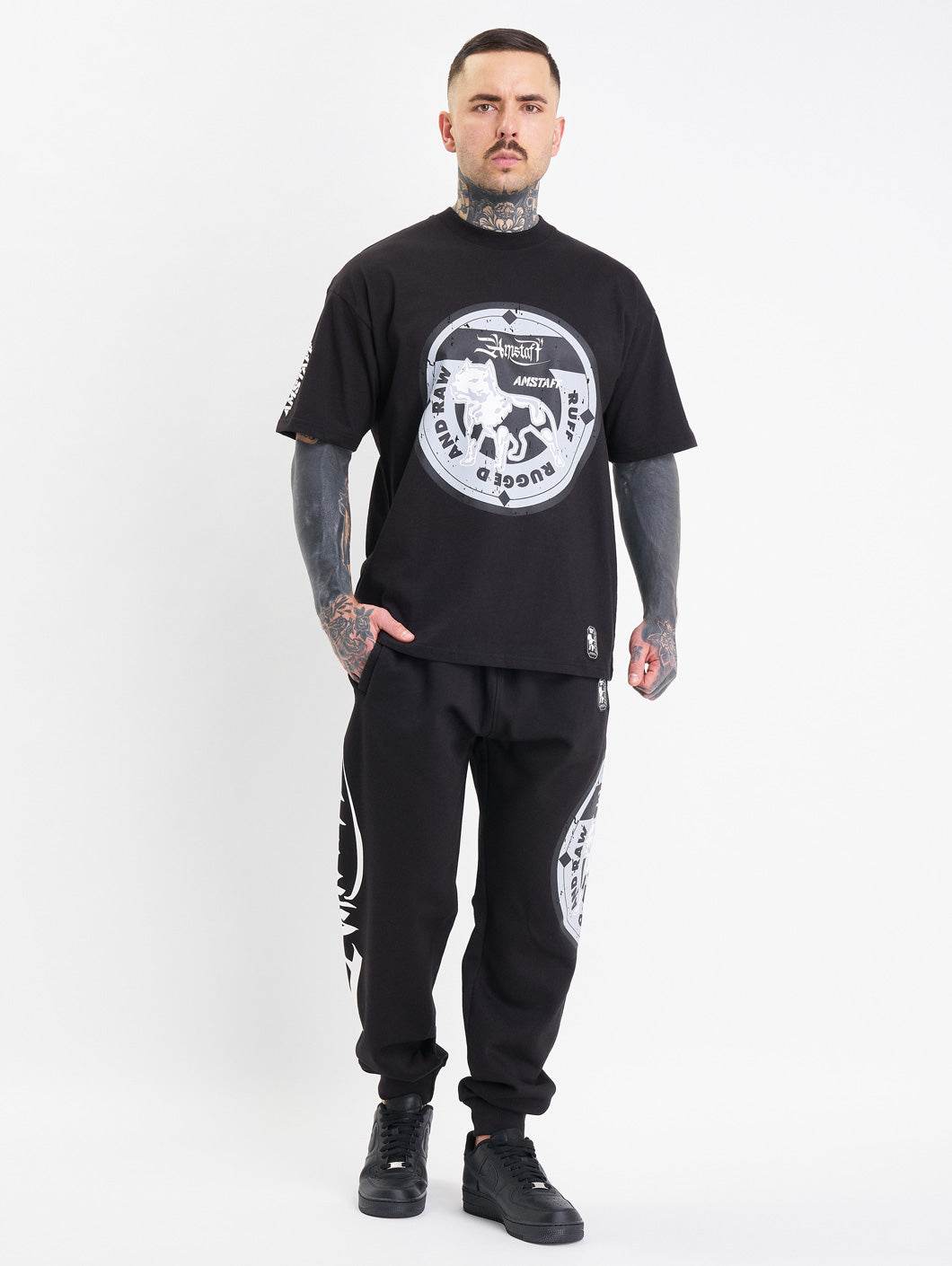 Amstaff Dyster T-Shirt Black - Amstaff Wear
