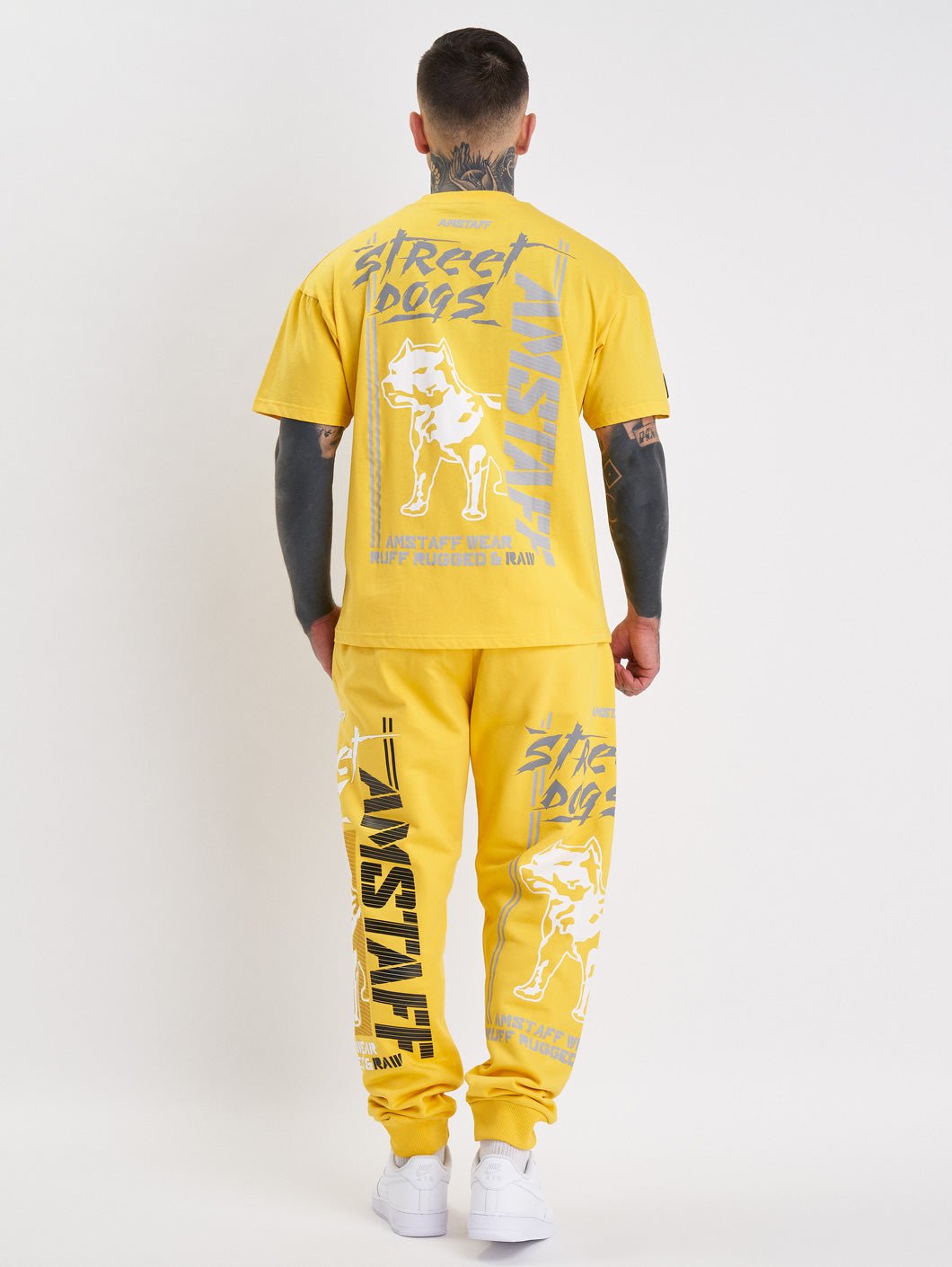 amstaff hunters t-shirt yellow - 2