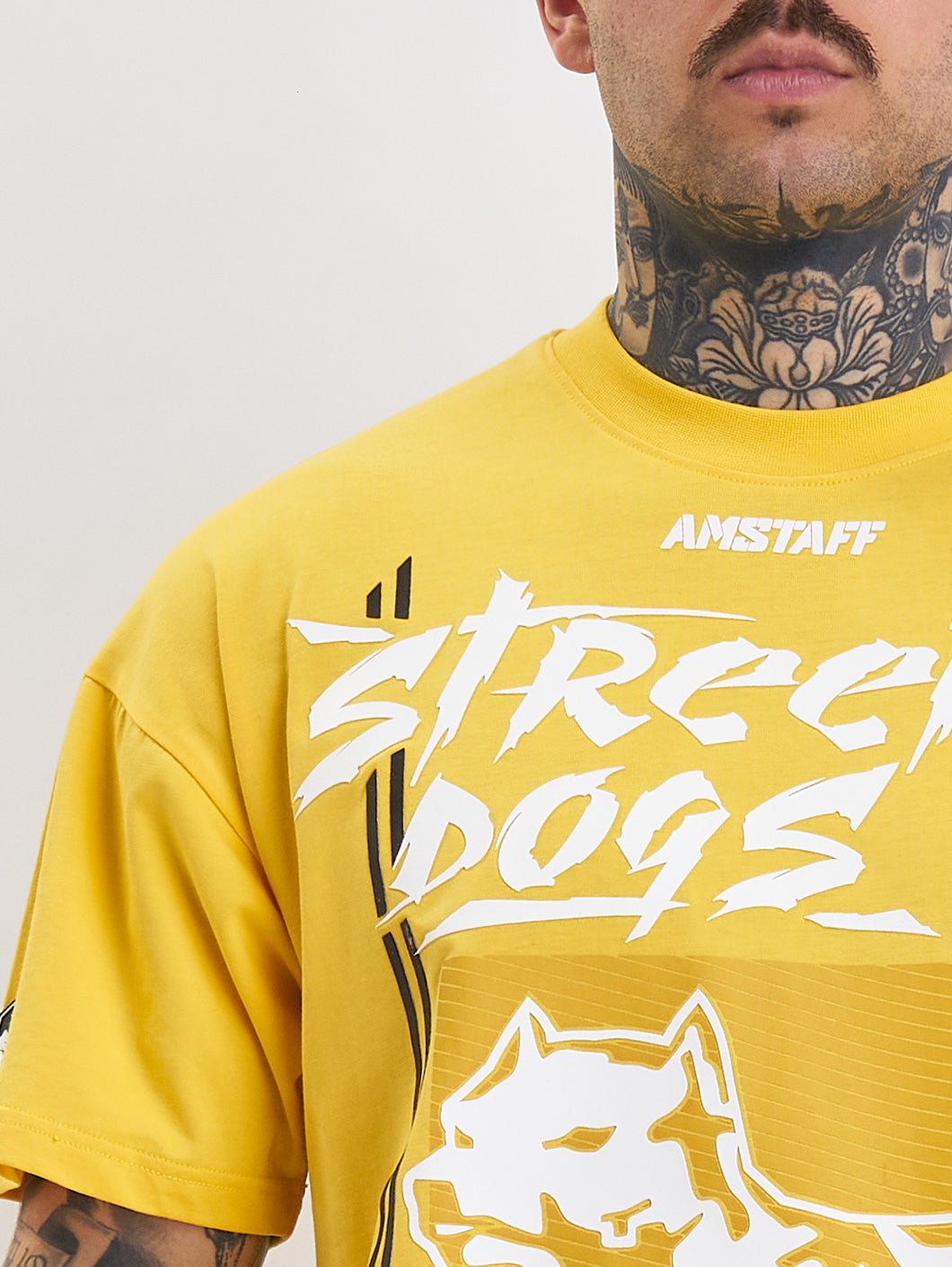 amstaff hunters t-shirt yellow - 4