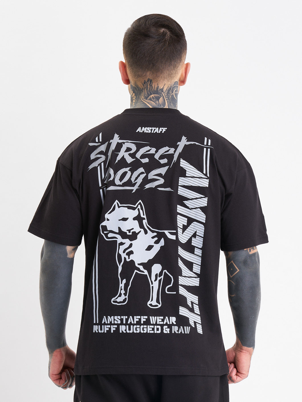 Amstaff Hunters T-Shirt Black - Amstaff Wear