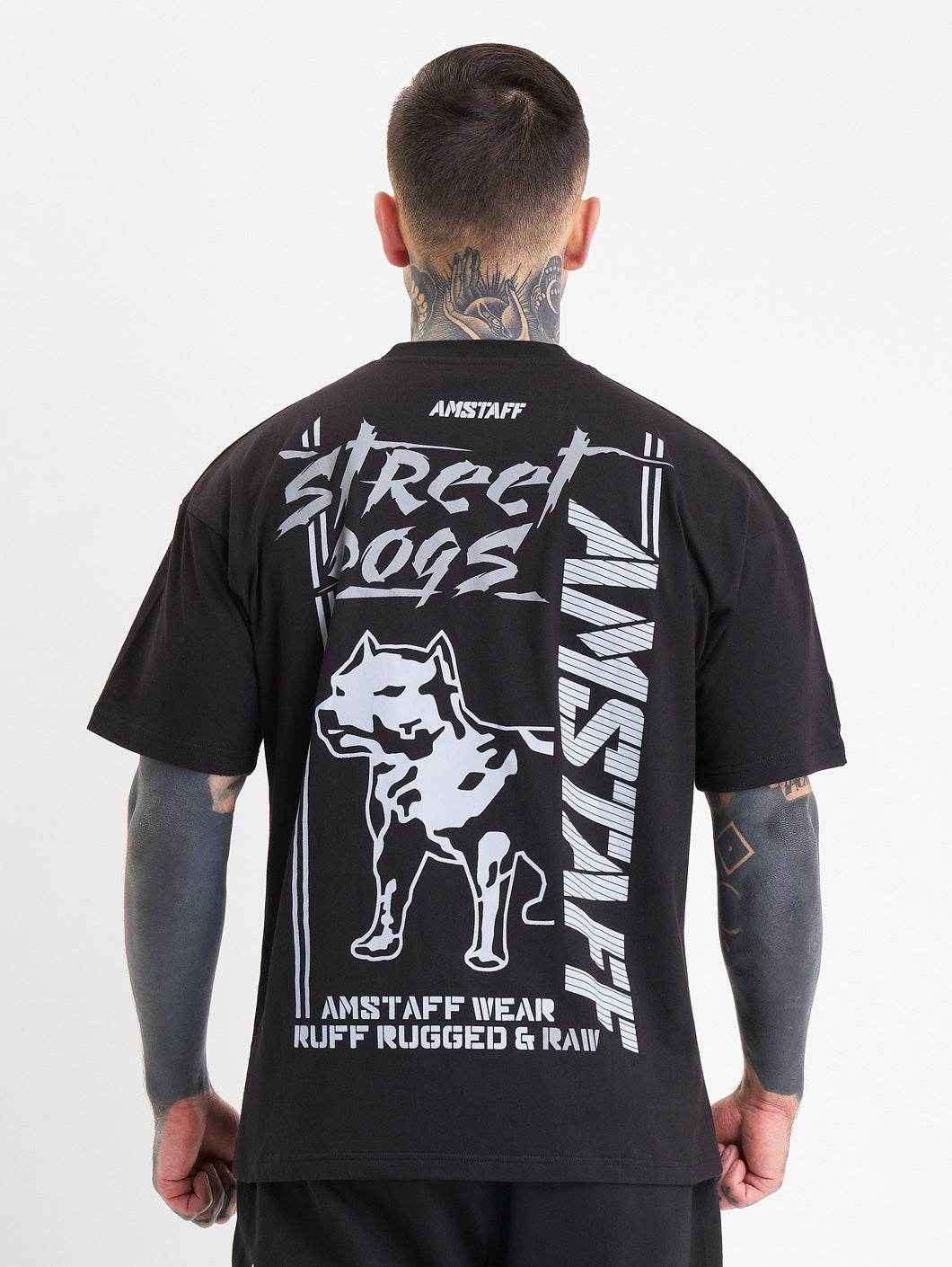 Amstaff Hunters T-Shirt Black - Amstaff Wear