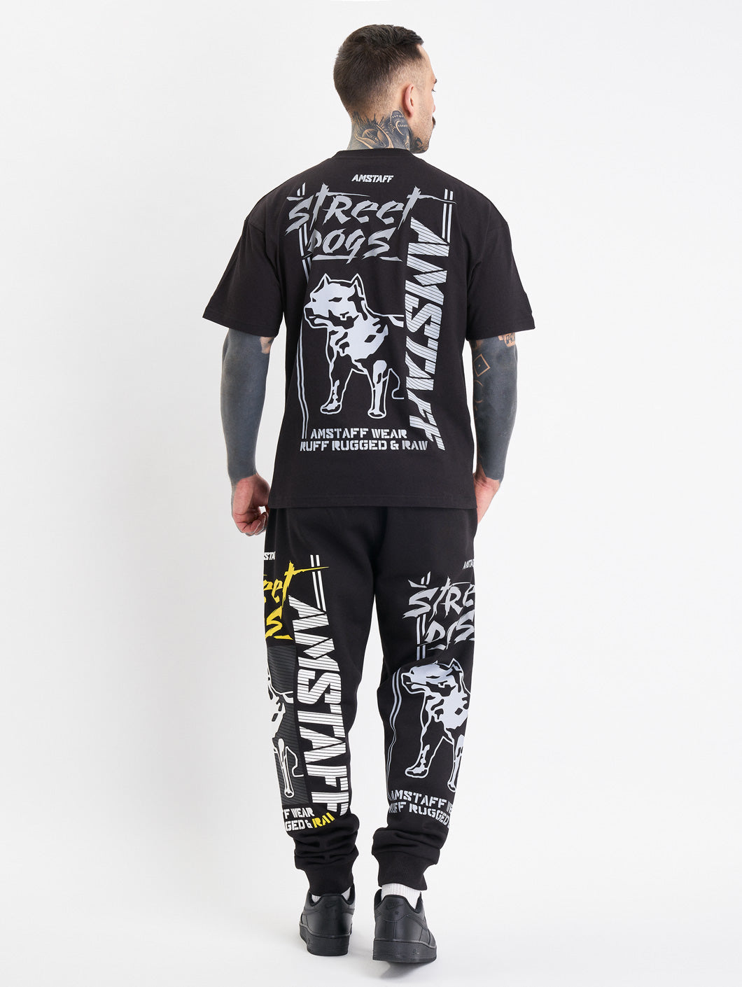 Amstaff Hunters T-Shirt Black - Amstaff Wear