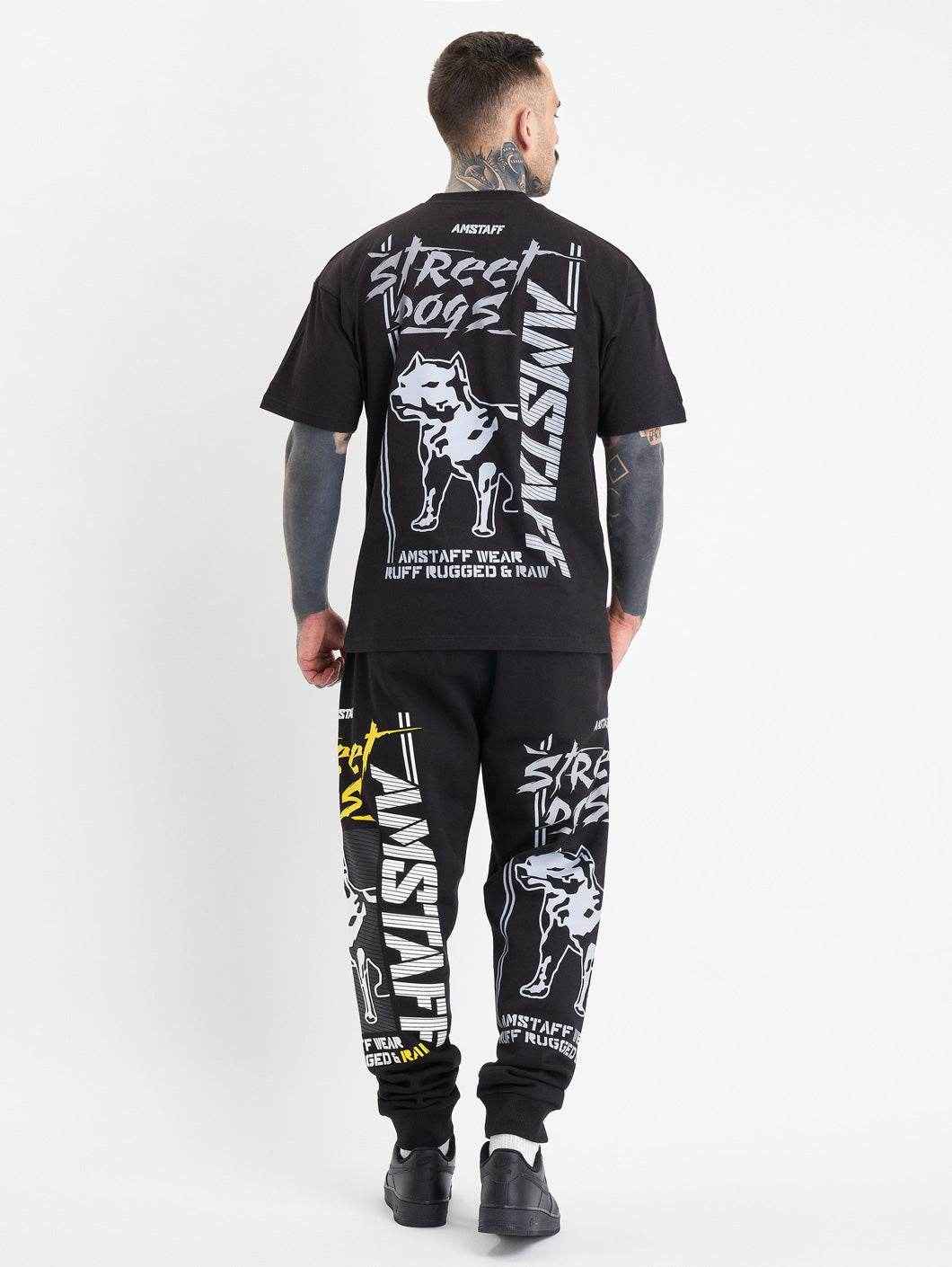 Amstaff Hunters T-Shirt Black - Amstaff Wear