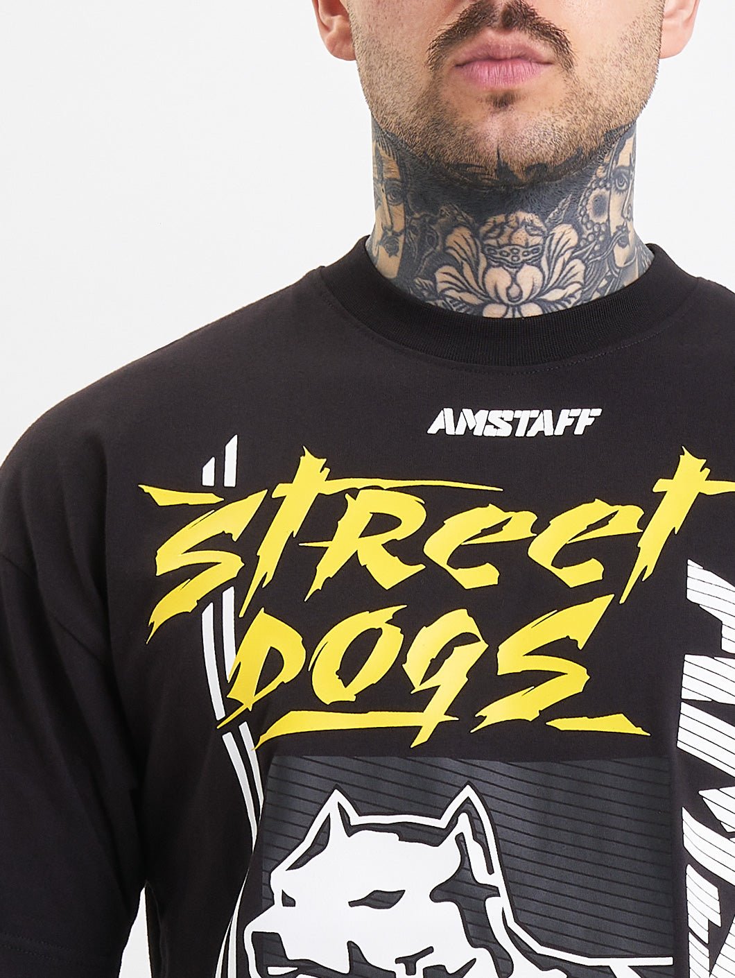 amstaff hunters t-shirt black - 4