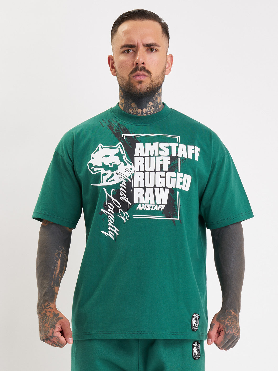 Amstaff Torvok T-Shirt Green - Amstaff Wear