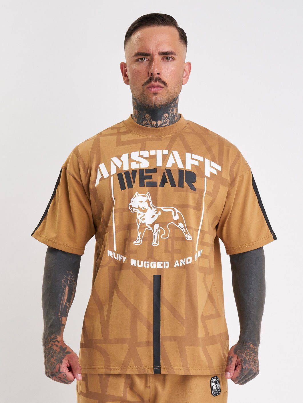 amstaff auron t-shirt beige - 5