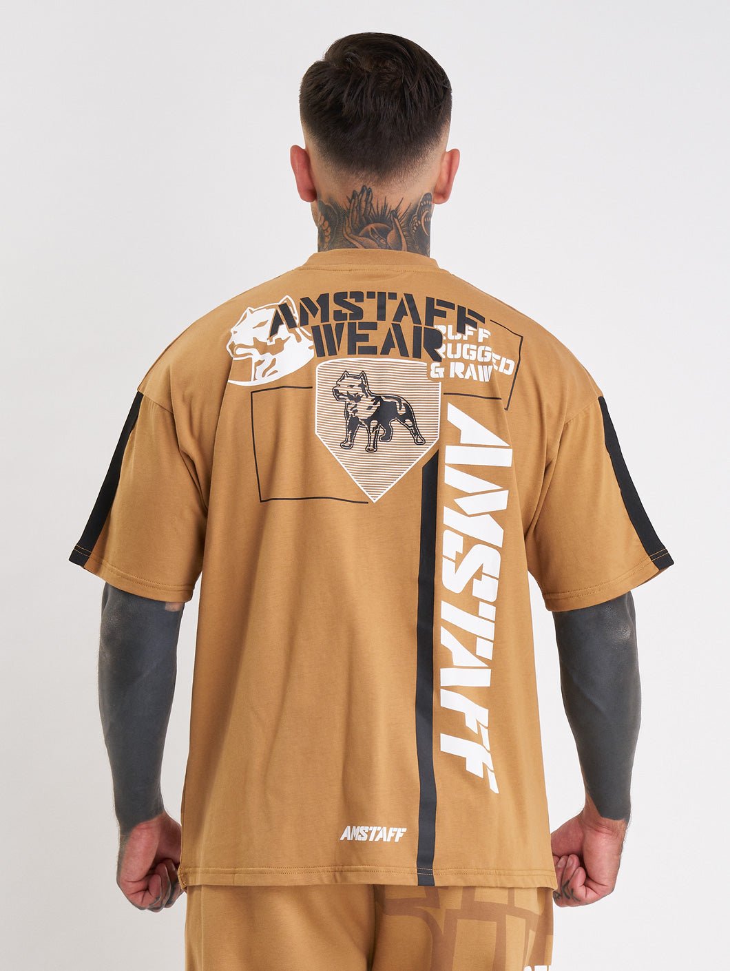 amstaff auron t-shirt beige - 2