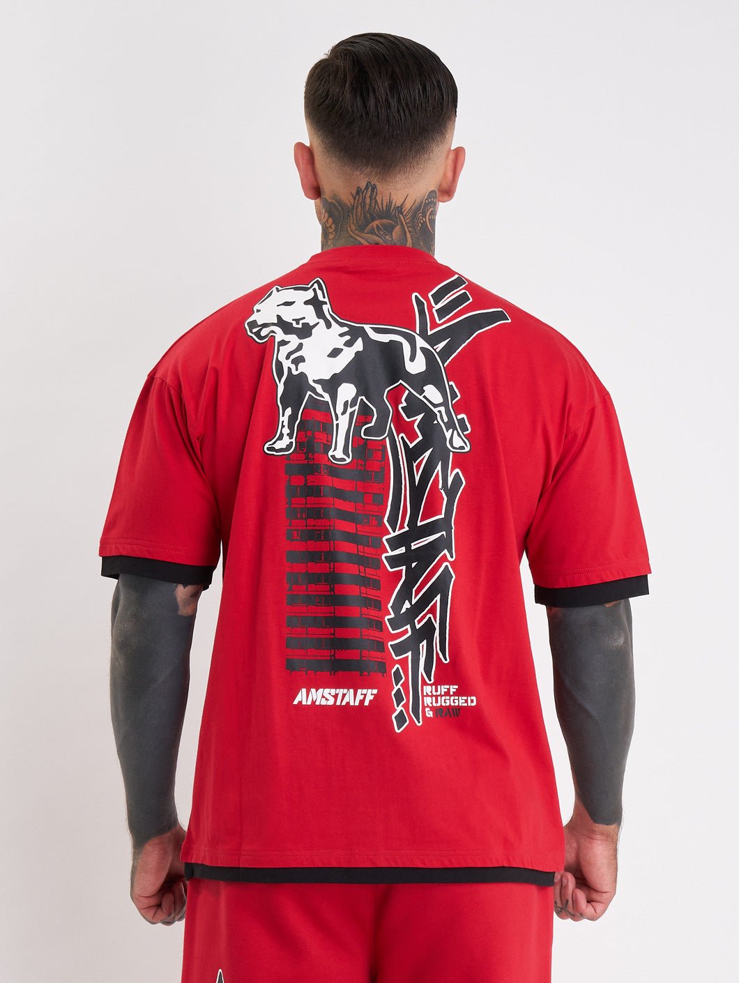 amstaff lucian t-shirt red - 5