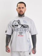 amstaff milian t-shirt stone grey - 0