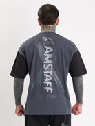 Amstaff Sector T-Shirt Grey Black - Amstaff Wear