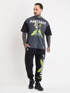Amstaff Sector T-Shirt Grey Black - Amstaff Wear