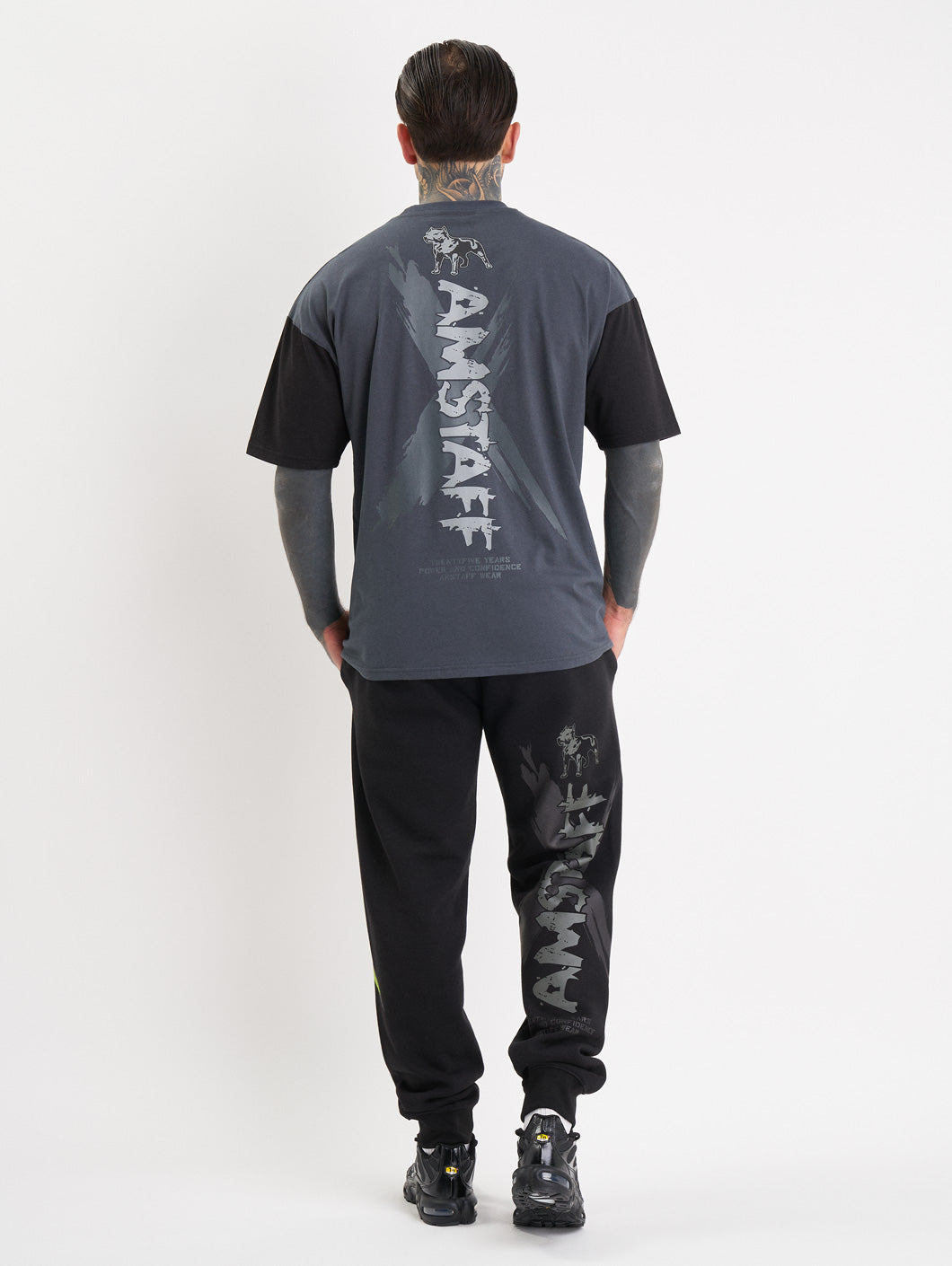 Amstaff Sector T-Shirt Grey Black