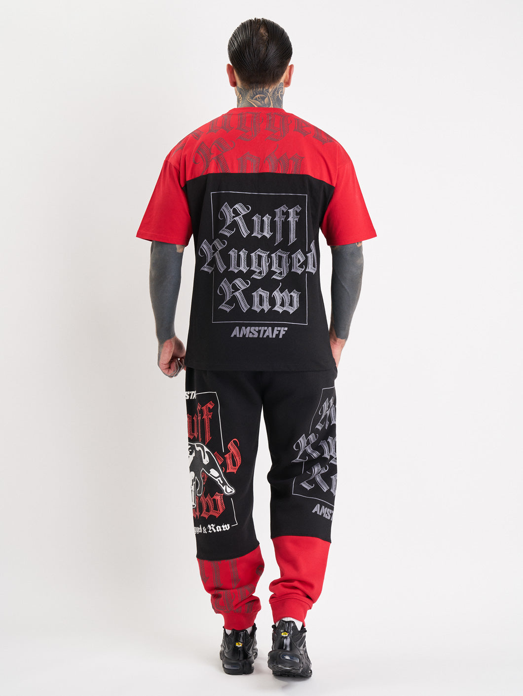 Amstaff Zane T-Shirt Red Black