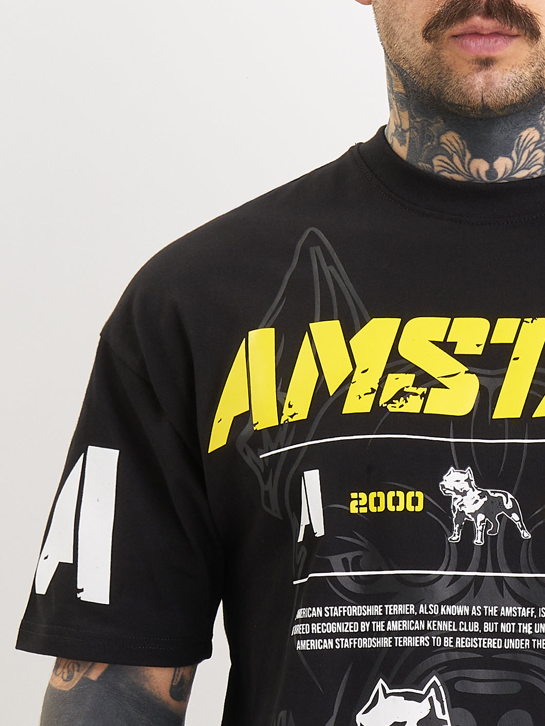 Amstaff Riven T-Shirt Black