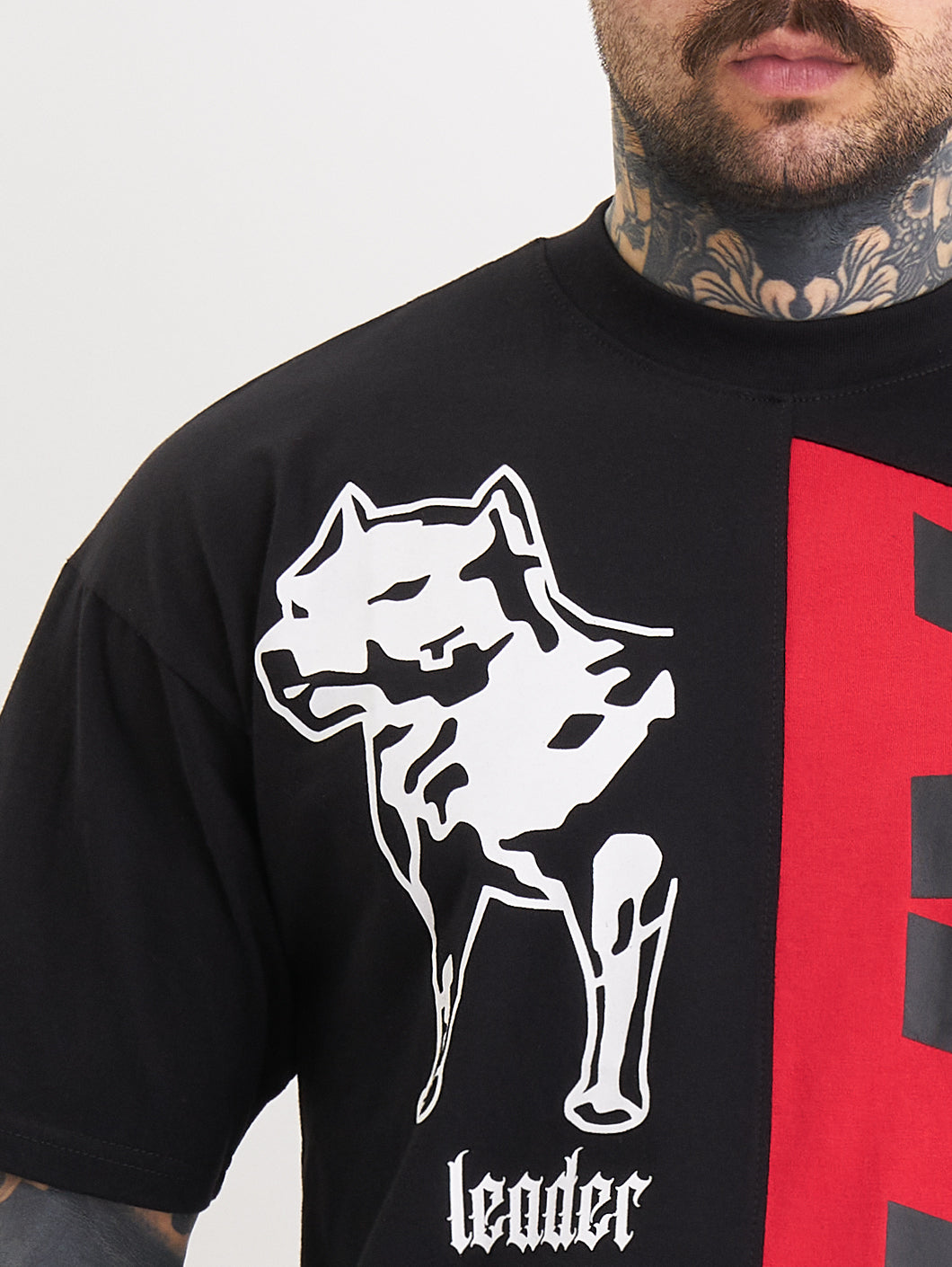 Amstaff Mavor T-Shirt Black Red
