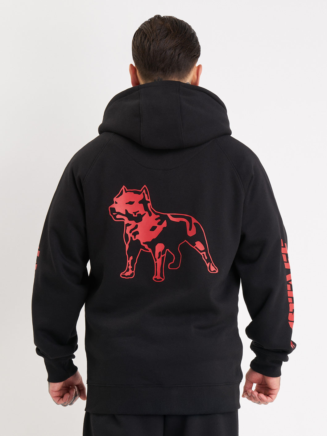 Amstaff Logo 2.0 Ziphoodie Black Red