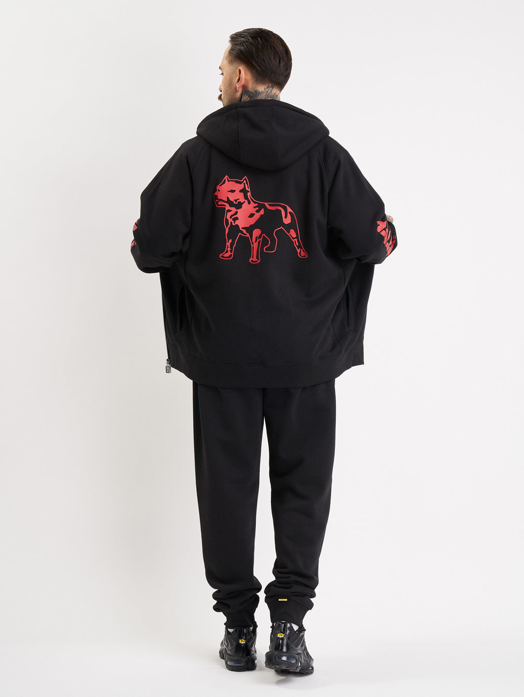 Amstaff Logo 2.0 Ziphoodie Black Red