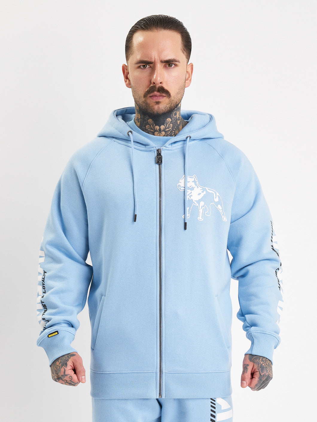 Amstaff Logo 2.0 Ziphoodie Horizon Blue XL