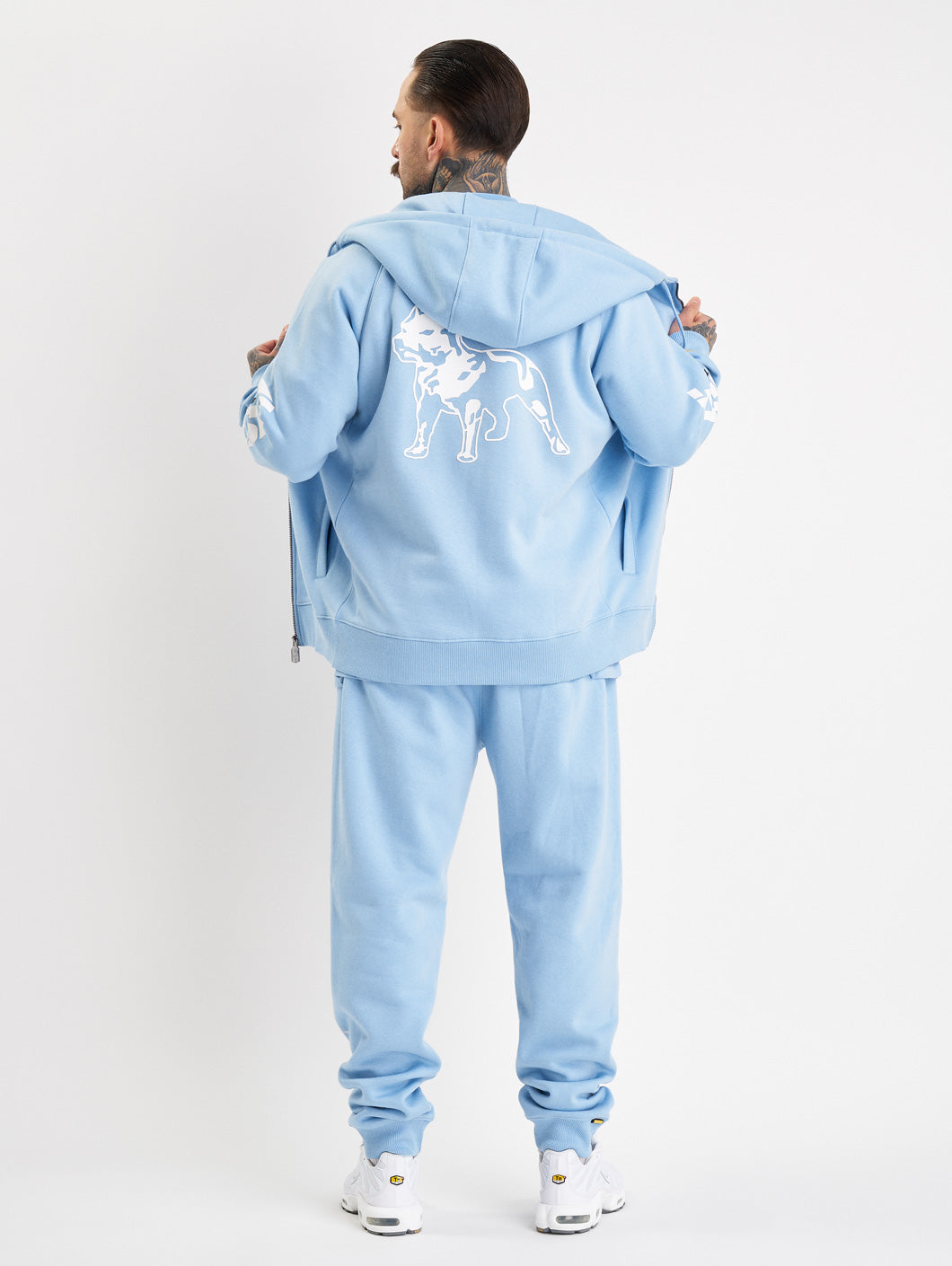 Amstaff Logo 2.0 Ziphoodie Horizon Blue
