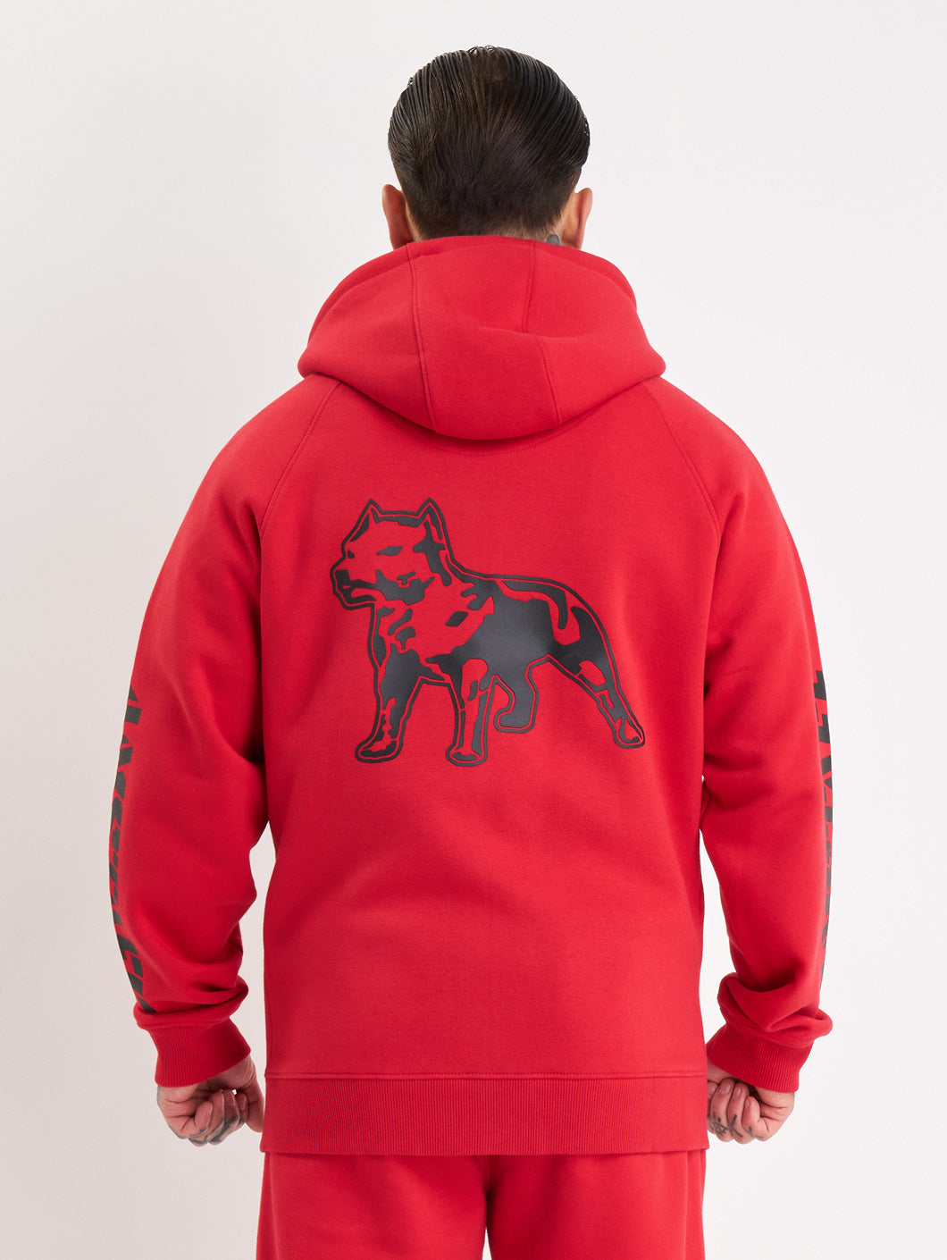 Amstaff Logo 2.0 Ziphoodie Red Black