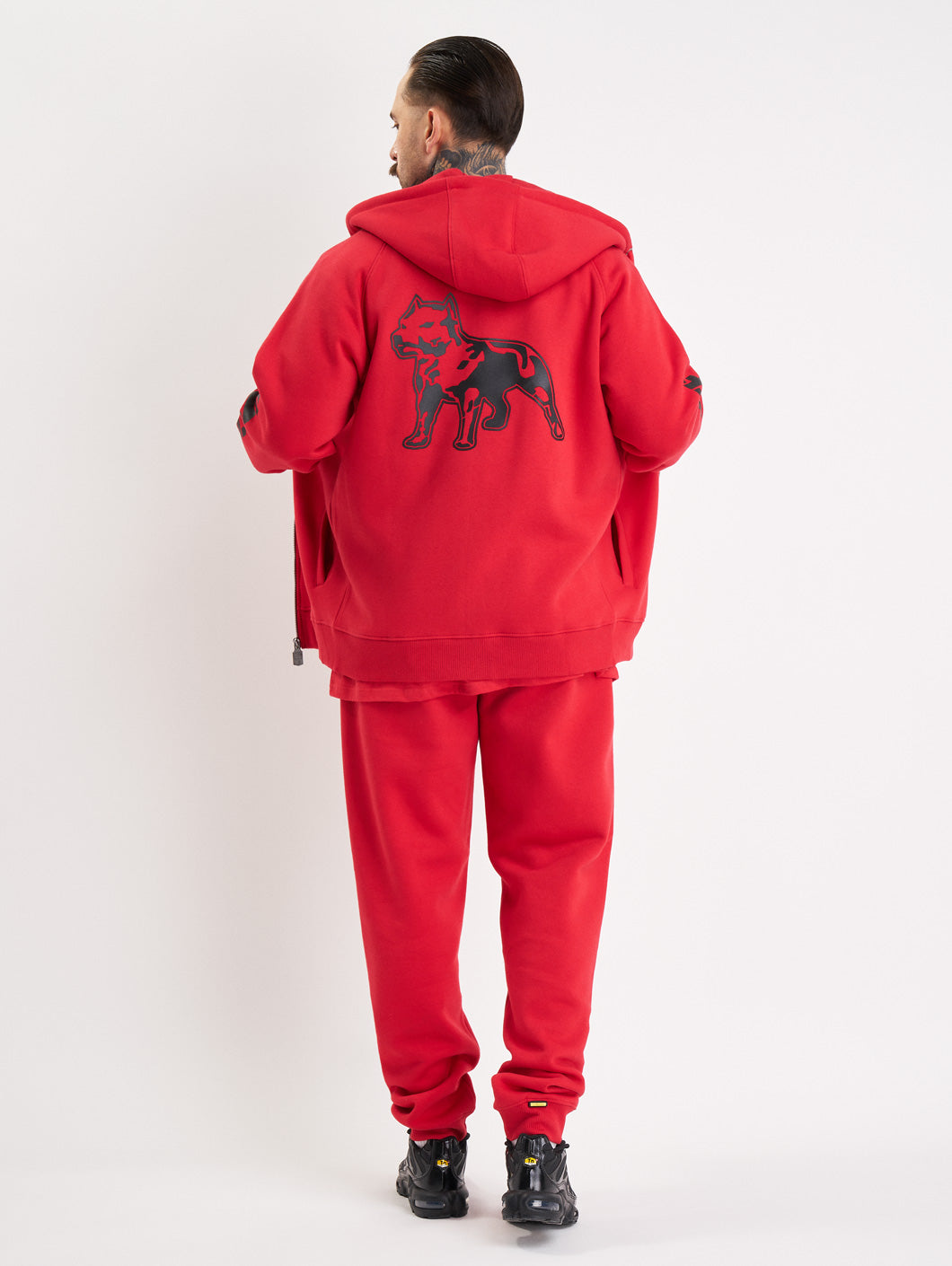 Amstaff Logo 2.0 Ziphoodie Red Black