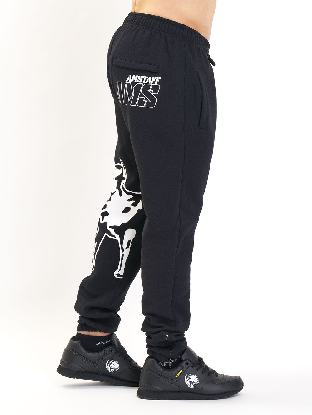 amstaff mata sweatpants black - 4