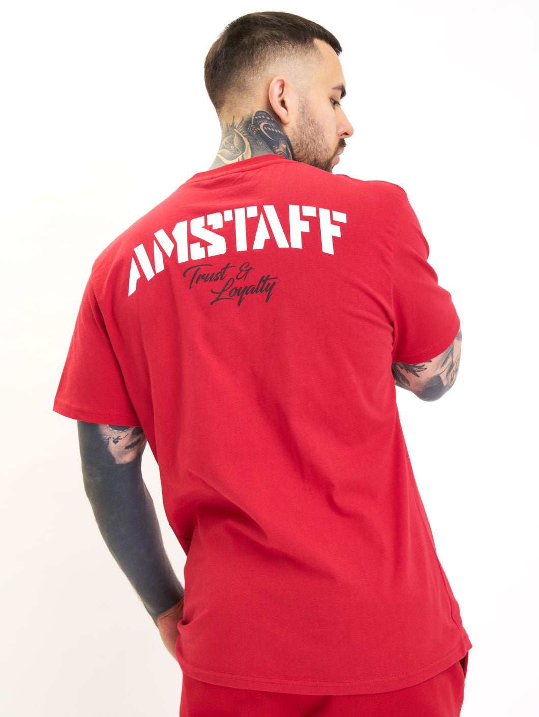 Amstaff Logo 2.0 T-Shirt Red White - 3